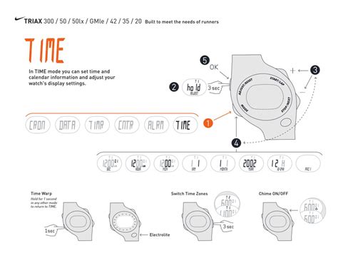 Nike triax watch manual